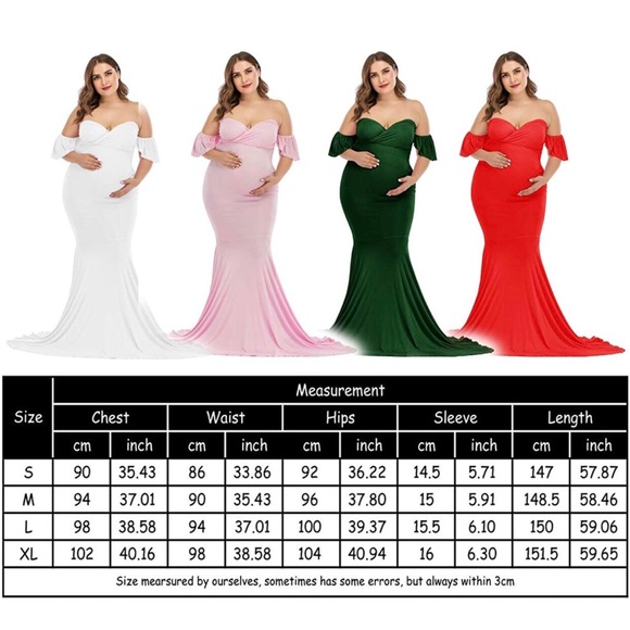 Women’s white off the shoulder deep v bodycon long tail dress in size xl - Picture 6 of 12